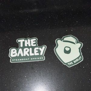 The Barley Steamboat Springs Colorado Sticker Decals